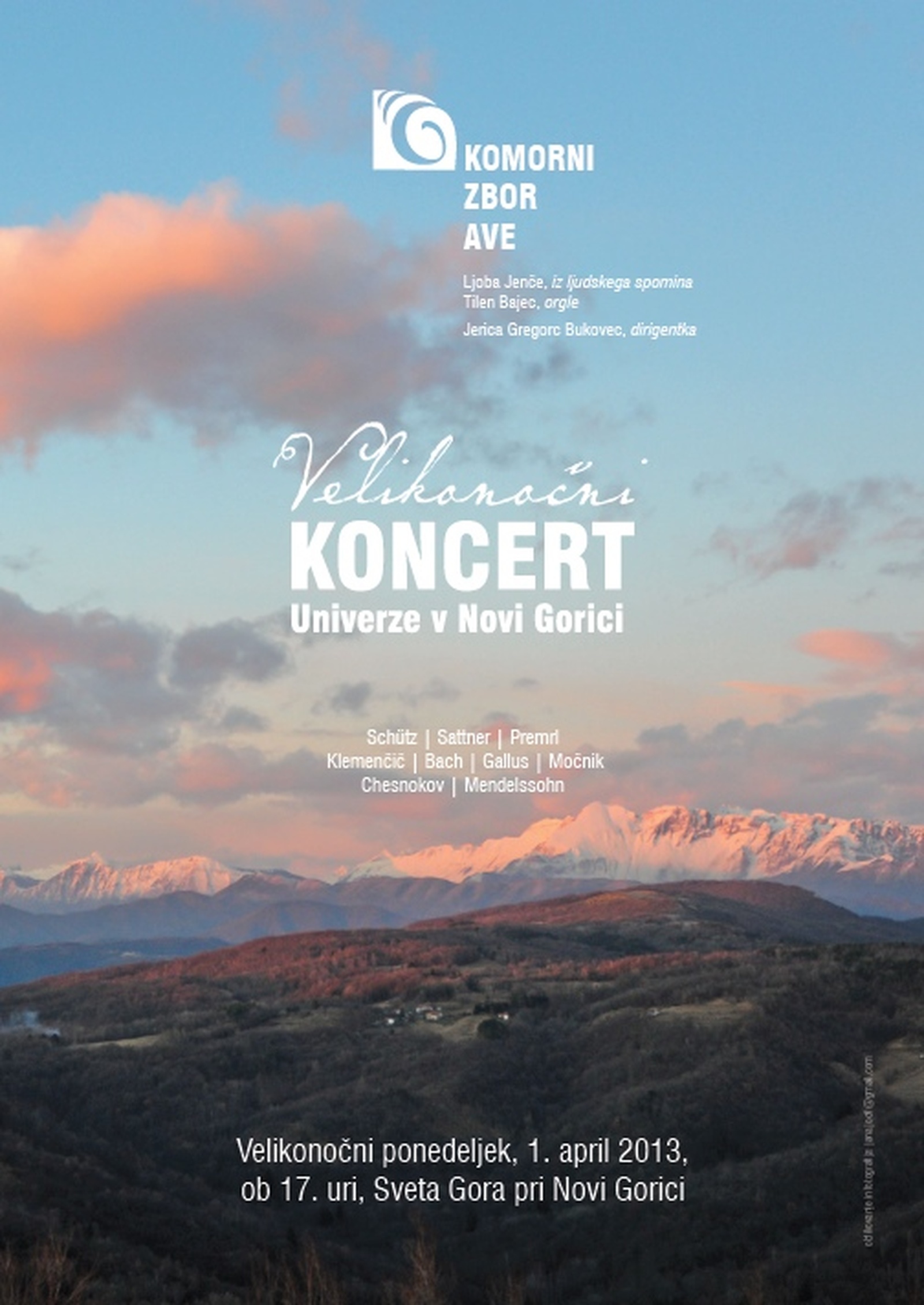 Invitation to the Easter’s concert of the University of Nova Gorica