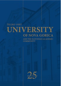 Publication cover: University of Nova Gorica and the Slovenian academic community