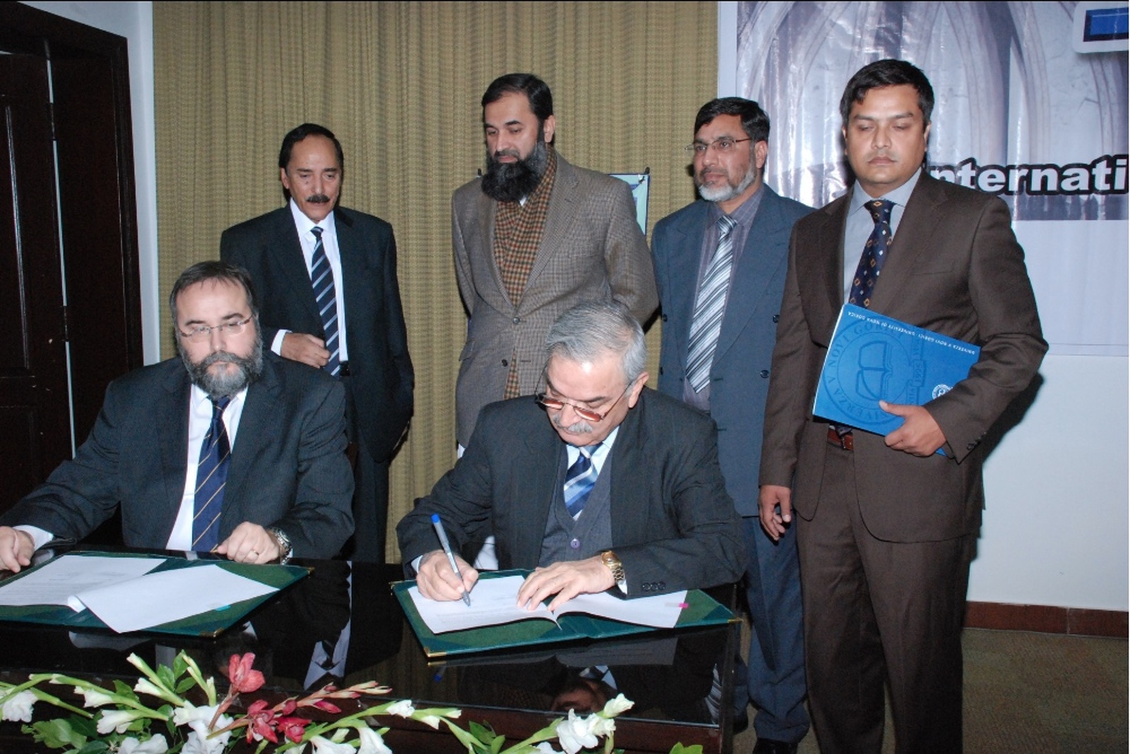 Signing of the Agreement on Collaboration between the University of Nova Gorica and Air University from Islamabad