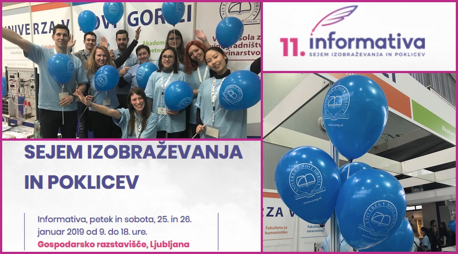 University of Nova Gorica taking part in the Education and Career Fair