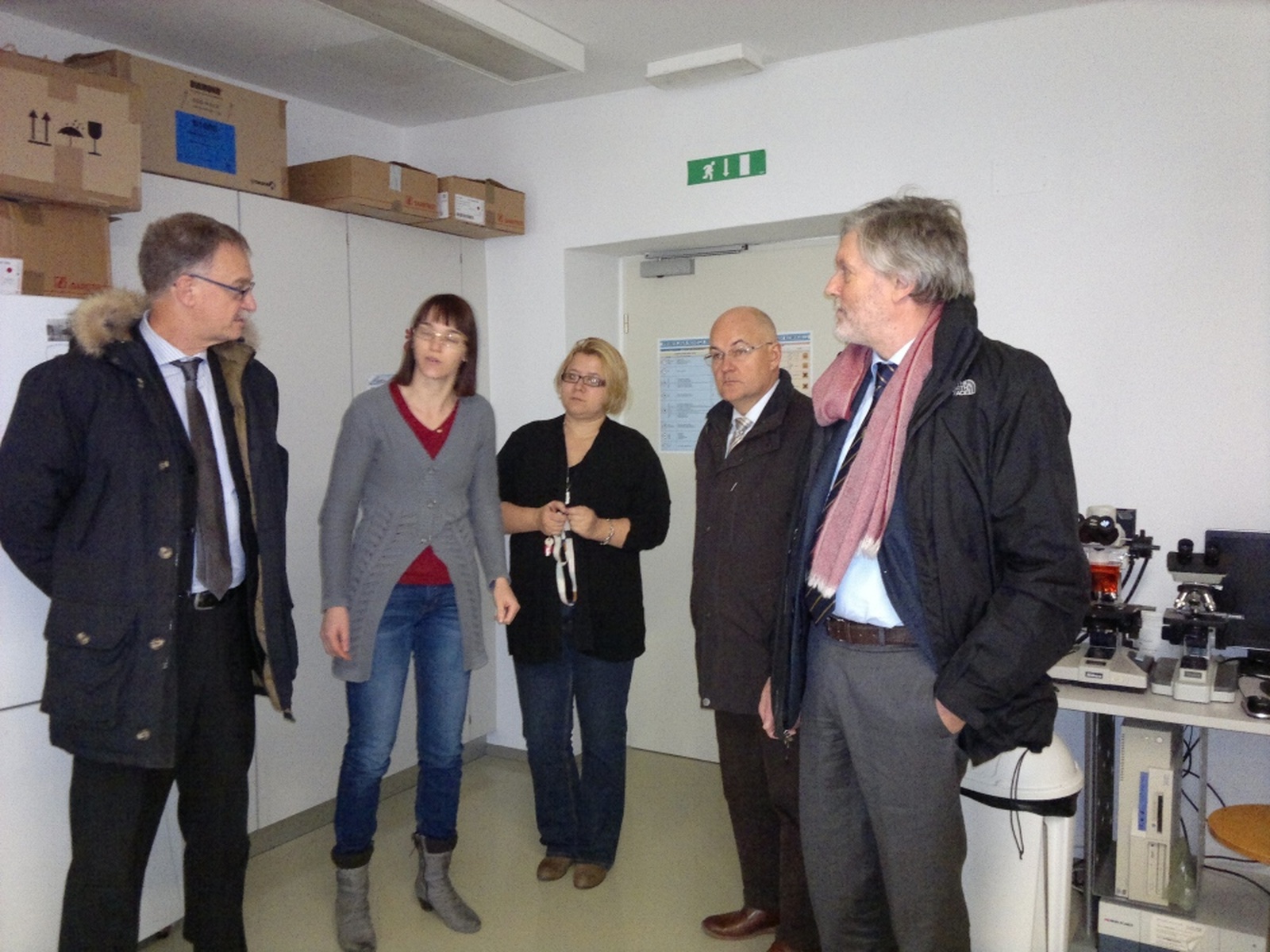 The Visit of the Rector of the University of Trieste