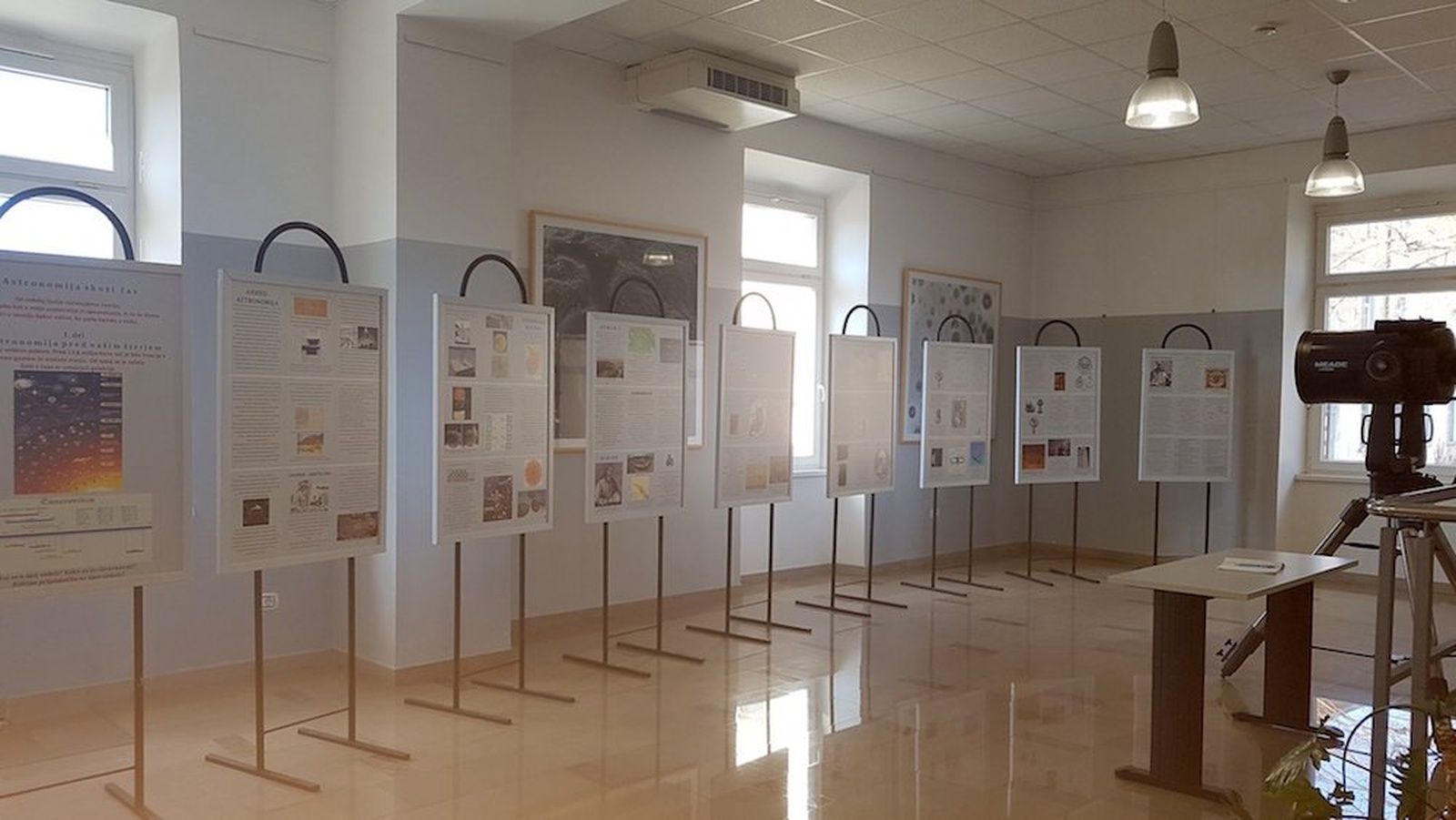 Exhibition "Astronomy through the Ages" at the University of Nova Gorica