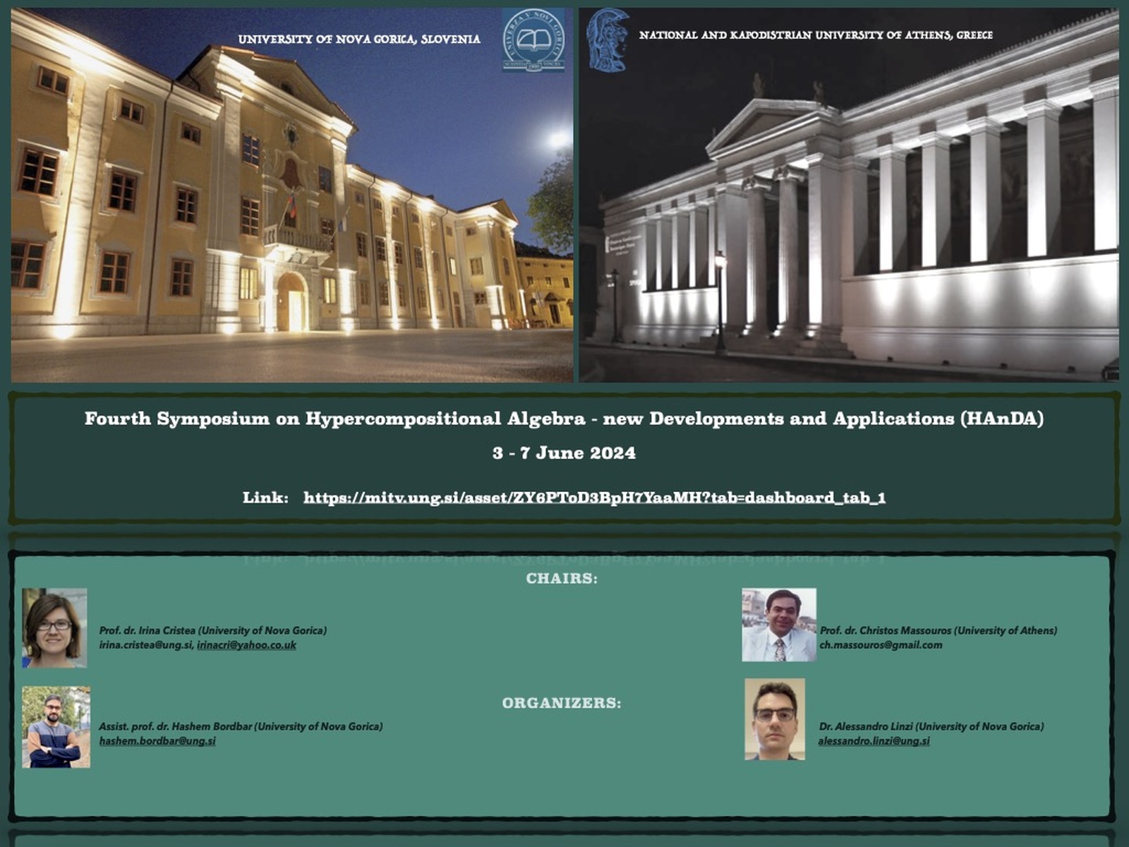 Symposium on “Hypercompositional Algebra – new Developments and Applications (HAnDA)”